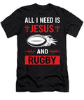 I Need Jesus Rugby Petrona Romero T-Shirt