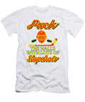 Ice Hockey Fan Gift Puck the Halls with Lots of Slapshots Ice Hockey Humor Kanig Designs T-Shirt