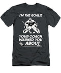 Ice Hockey Goalie for Men Women Kids Goalkeeper Keeper Goalkeeper Crazy Squirrel T-Shirt