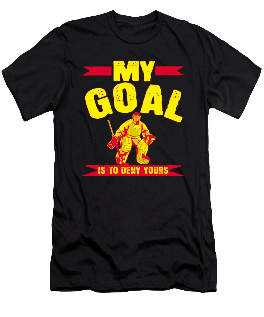 Ice Hockey Goalie Gift for Ice Hockey Fans Raphaelartdesign T-Shirt