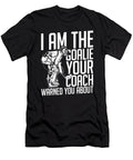Ice Hockey Goalie Goaltender Crazy Squirrel T-Shirt