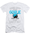 Ice Hockey Lover Gift Behind Every Good Goalie Is Empty Net Hockey Fan Kanig Designs T-Shirt
