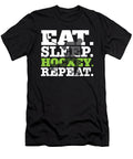 Ice Hockey Player I Hockey Lovers I Eat Sleep Hockey Repeat Maximus Designs T-Shirt