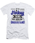 Ice Hockey Player Stick Team Puck Funny Gift Idea Tshirtconcepts Marvin Poppe T-Shirt