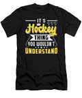 Ice Hockey Player Stick Team Puck Sports Gift Idea Tshirtconcepts Marvin Poppe T-Shirt