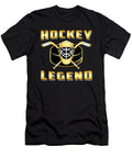 Ice Hockey Player Stick Team Sports Puck Gift Idea Tshirtconcepts Marvin Poppe T-Shirt