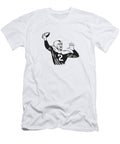 Illustration of Man Throwing Football Csa Images T-Shirt