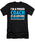 Im a Proud Coach of an Awesome Basketball Team Orange Pieces T-Shirt