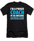 Im a Proud Coach of an Awesome Lacrosse Team Orange Pieces T-Shirt