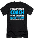Im a Proud Coach of an Awesome Rugby Team Orange Pieces T-Shirt
