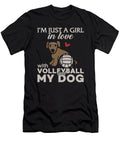 Im Just a Girl in Love with Volleyball and My Dog Tinh Tran Le Thanh T-Shirt