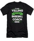 Im Not Yelling This Is Just My Baseball Coach Voice Orange Pieces T-Shirt