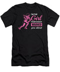 Im the Girl Your Coach Warned You About Lacrosse Design Jan Deelmann T-Shirt