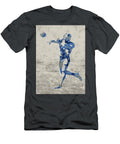 Indianapolis Colts Quarterback Football Player Paint Splatters Abstract Portrait Design Turnpike T-Shirt