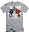 Intense Hockey Face Off Arlene Babad T-Shirt