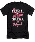 Jesus Volleyball Girl Saying Manuel Schmucker T-Shirt