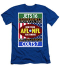 Jets 16 Colts 7 Super Bowl 3 Ron Regalado T-Shirt