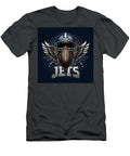 Jets Football Emblem Kevin Walker and Pixel Reverie T-Shirt