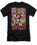 Joe Montana Graffiti Poster Football Player NFL Sampadart Gallery T-Shirt