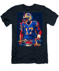 Josh Allen in Buffalo Bills Jersey Kevin Walker and Pixel Reverie T-Shirt