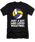 Just a Boy Who Loves Volleyball Eq Designs T-Shirt