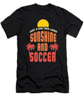 Just a Girl Who Loves Sunshine and Soccer Maximus Designs T-Shirt