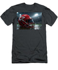 Kansas City Chiefs Helmet in Rain Kevin Walker and Pixel Reverie T-Shirt
