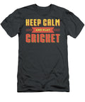 Keep Calm and Play Cricket Cricket for Men Women Kids Team Bowler Batsman Crazy Squirrel T-Shirt