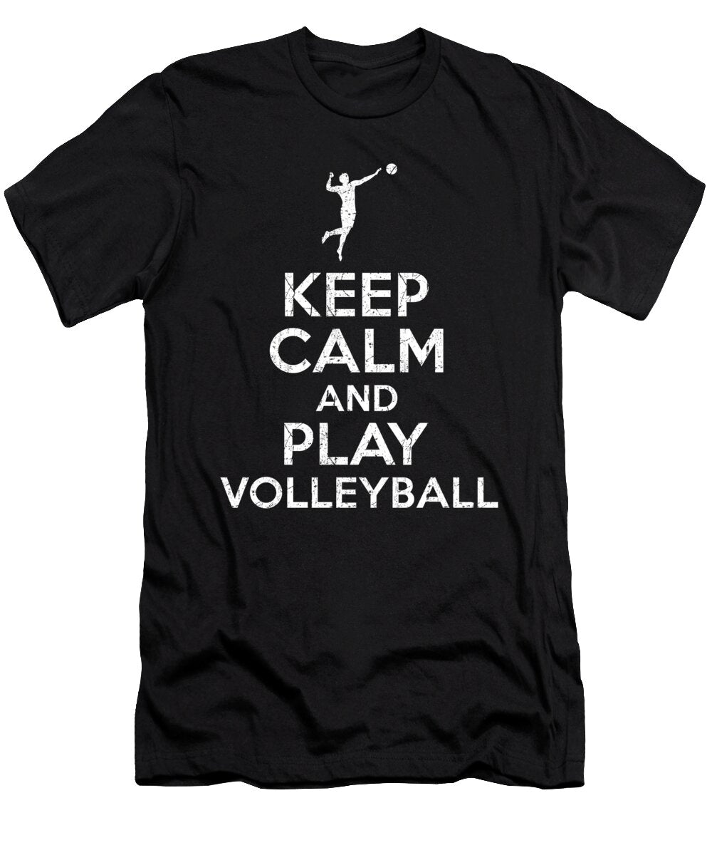 Keep Calm and Play Volleyball Manuel Schmucker T-Shirt