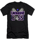 Lacrosse Boss Lacrosse Sticks Lacrosse Player Gift Kanig Designs T-Shirt