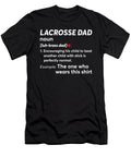 Lacrosse Dad Funny Lax Dad Definition Me T-Shirt