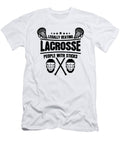 Lacrosse Humor Legally Beating People with Sticks Lacrosse Gifts Kanig Designs T-Shirt