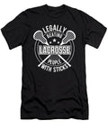 Lacrosse Legally Beating People with Sticks Lacrosse Player Gifts Kanig Designs T-Shirt