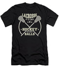 Lacrosse Like Hockey with Balls Lax Sport Lacrosse Player Goat Lacrosse Game Relax Steeze Gray Kanig Designs T-Shirt
