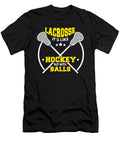 Lacrosse Like Hockey with Balls Lax Sport Lacrosse Player Goat Lacrosse Game Relax Steeze Yellow Kanig Designs T-Shirt