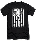 Lacrosse Player Gift American Flag Lacrosse Sticks Kanig Designs T-Shirt