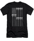 Lacrosse Player Gift Idea American Flag Lacrosse Stick Fun Lacrosse Kanig Designs T-Shirt