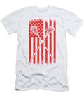Lacrosse Player Gift Idea American Flag Lacrosse Sticks Kanig Designs T-Shirt