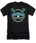 Lacrosse Player Gift Idea Lacrosse No Opponents Just Victims Lacrosse Kanig Designs T-Shirt