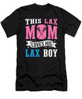 Lacrosse Player Lax Mom Loves His Lax Boy Lacrosse Colorfulsnow T-Shirt