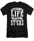 Lacrosse Player Life Without Sticks Lacrosse Colorfulsnow T-Shirt