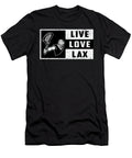 Lacrosse Player Sport Live Love Lax Funny Gift Tshirtconcepts Marvin Poppe T-Shirt