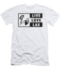Lacrosse Player Team Live Love Lax Funny Gift Idea Tshirtconcepts Marvin Poppe T-Shirt