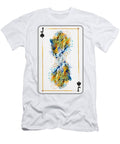 Leopard Head Jack of Spades Playing Card Marian Voicu T-Shirt