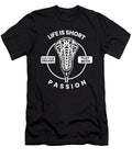 Life Is Short Lacrosse Design Jan Deelmann T-Shirt