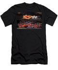 Lobster and Mussels Being Grilled Over an Open Fire Andre Baranowski T-Shirt