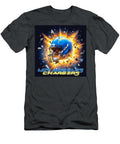 Los Angeles Chargers Explosion Kevin Walker and Pixel Reverie T-Shirt
