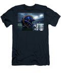 Los Angeles Rams Football Helmet Under Stadium Lights Kevin Walker and Pixel Reverie T-Shirt