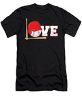 Love Softball Bat Ball Helmet Baseball Pitcher Gift Thomas Larch T-Shirt