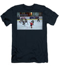 Malaysia Team Players Defend Vs Mongolia in Ice Hockey Match in Rink Bangkok Thailand Imran Ahmed T-Shirt